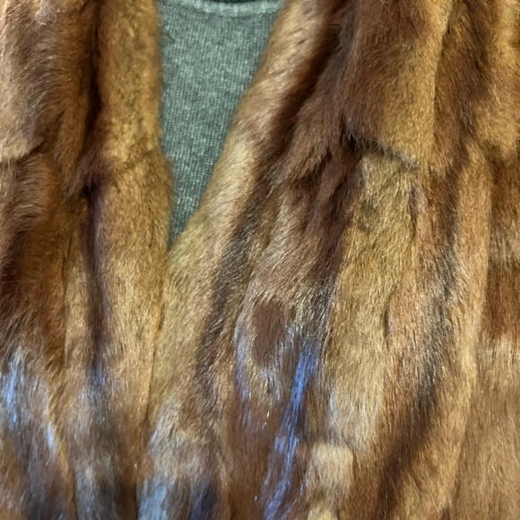 Genuine Mink Fur stole Vntg/ no offers - Picture 5 of 9